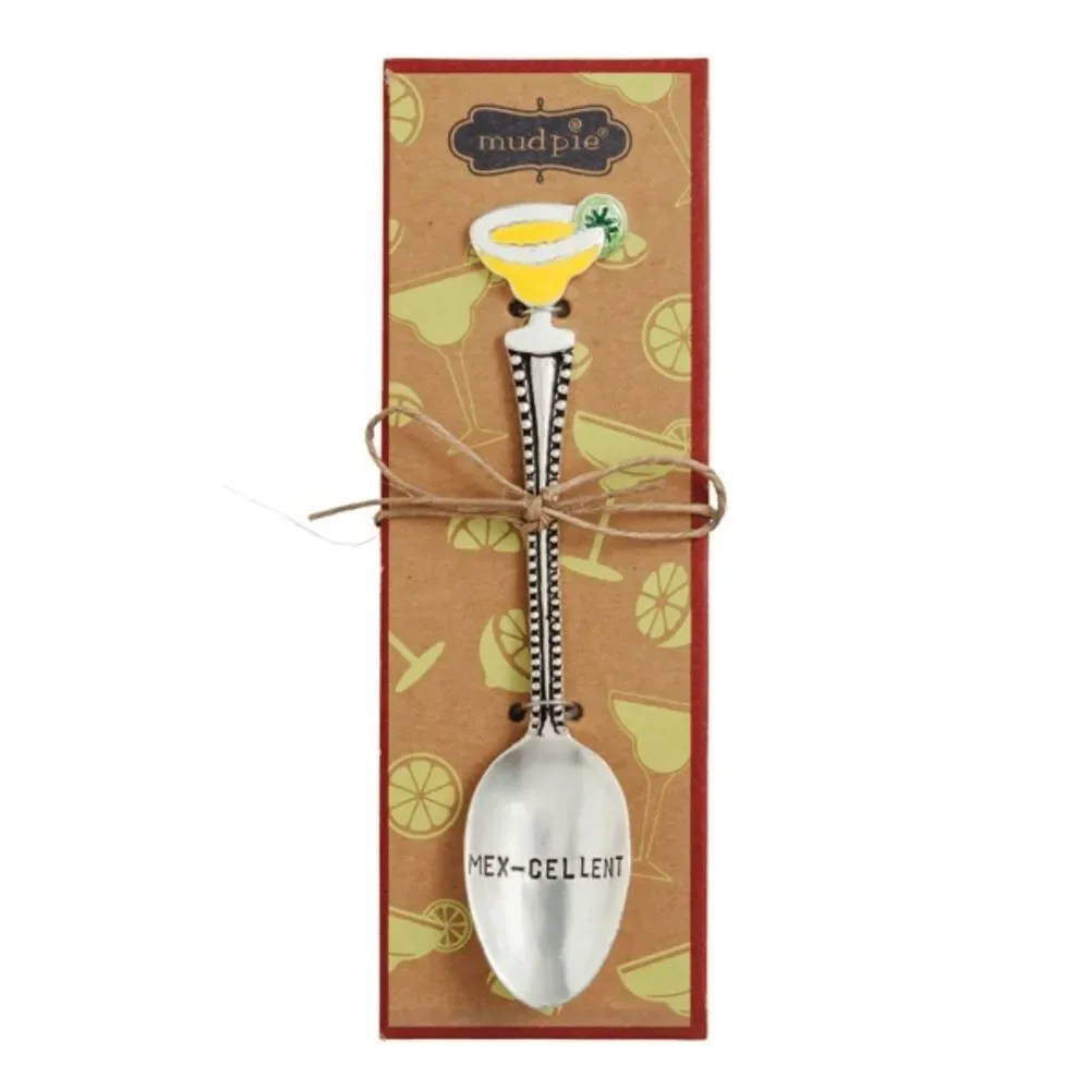 New Mud Pie Margarita Enamel Salsa Spoon